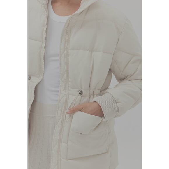 (S) NWT $289 Toast Society Aries‎ Puffer Jacket in Ivory - Picture 4 of 9